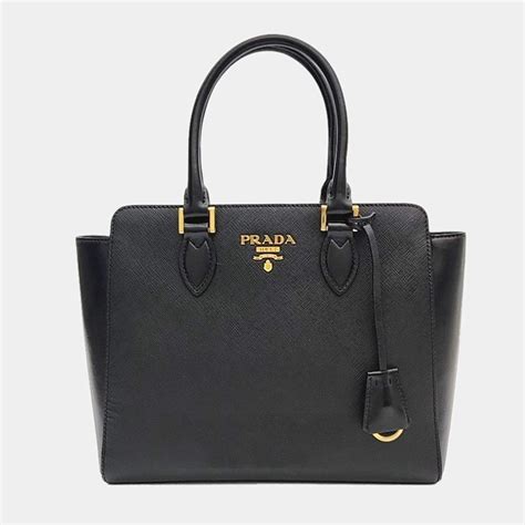 prada saffiano tote bag size|prada saffiano tote used.